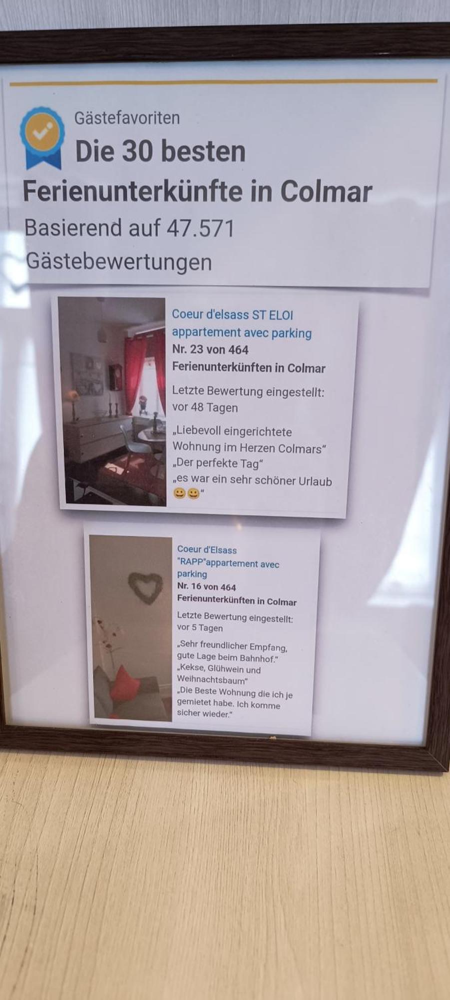 "Coeur D'Elsass St Eloi Centre Ville Avec Parking Colmar Exterior foto